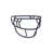 Schutt F7 EGOP V-NB-VC Football Facemask