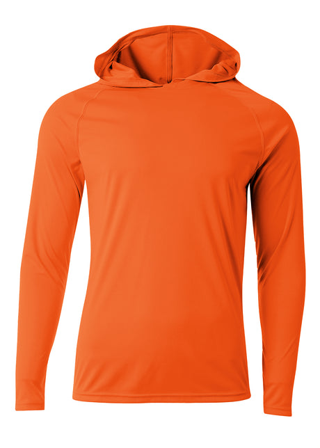 A4 Men's Long Sleeve Hooded Tee-1