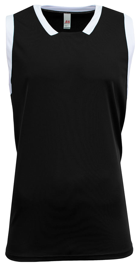 A4 Men's Sprint Single Ply Basketball Jersey-1