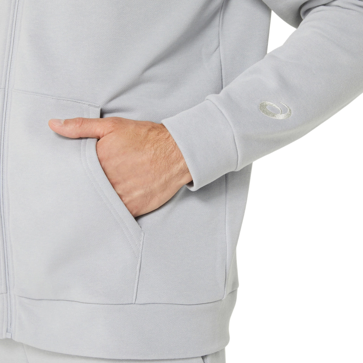 Asics Men's Sweat Full Zip Hoodie-5