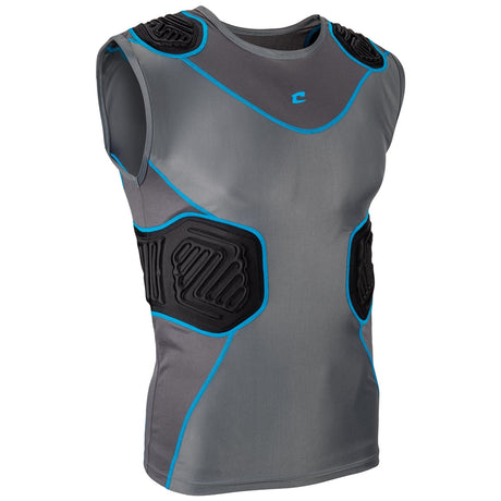 Champro Men's Bull Rush 5-Pad Compression Shirt-1