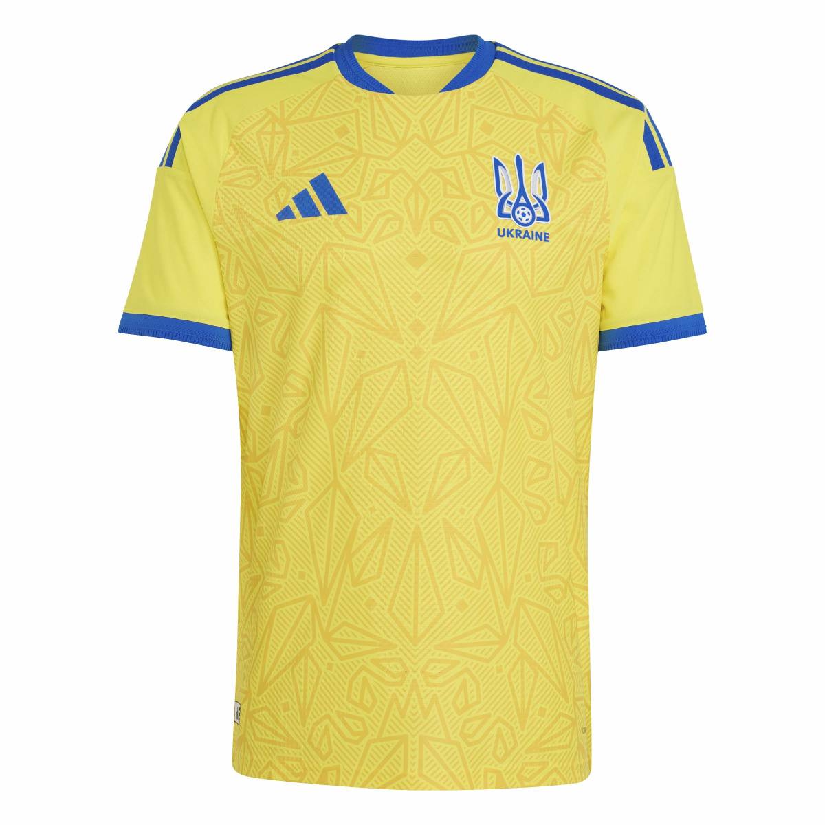 adidas Men's Ukraine 26 Home Authentic Soccer Jersey-1