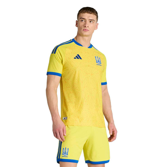 adidas Men's Ukraine 26 Home Authentic Soccer Jersey-1