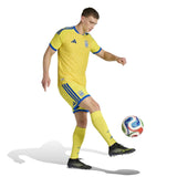 adidas Men's Ukraine 26 Home Authentic Soccer Jersey-3