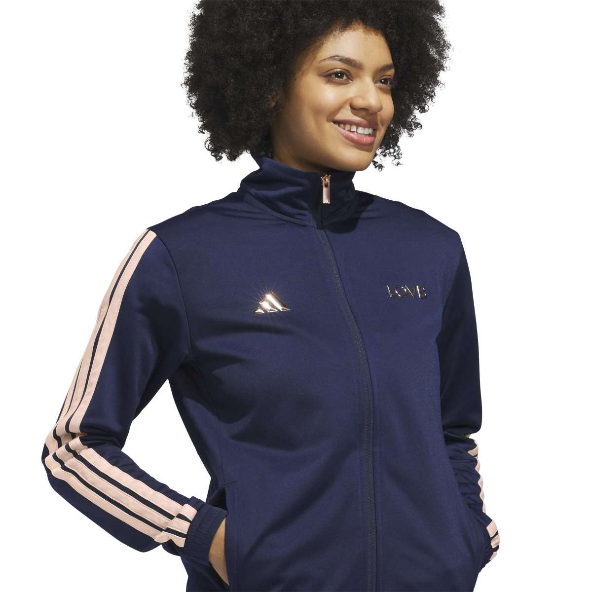 adidas Women's Lovb 3Stripe Track Top-6