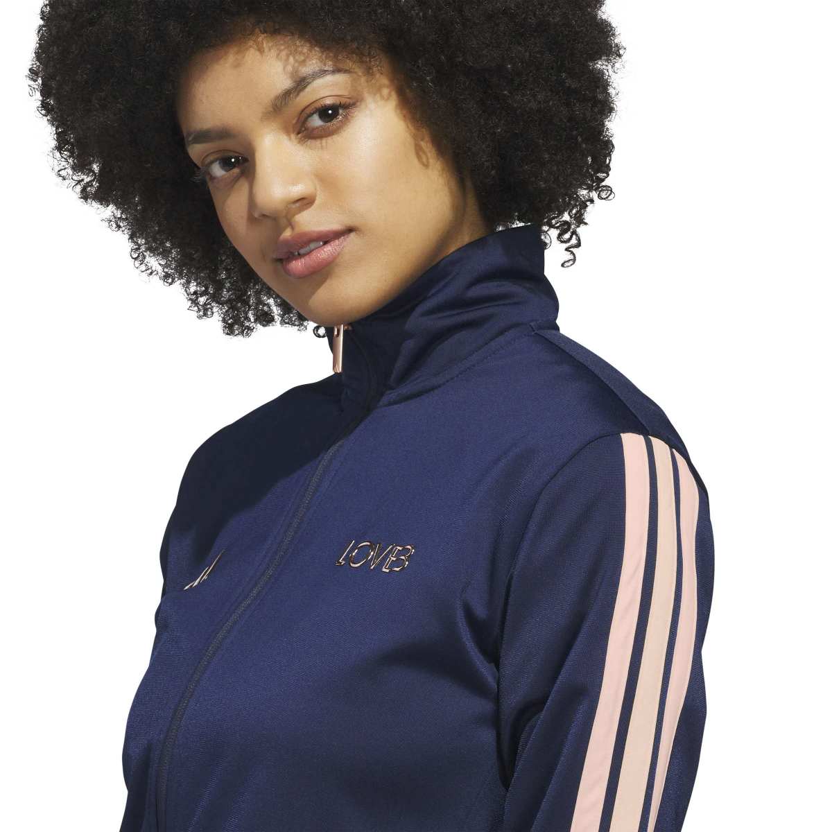 adidas Women's Lovb 3Stripe Track Top-7