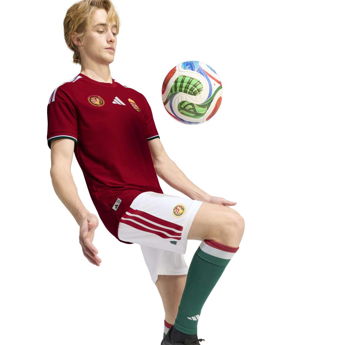adidas Men's Hungary 26 Home Authentic Jersey-7