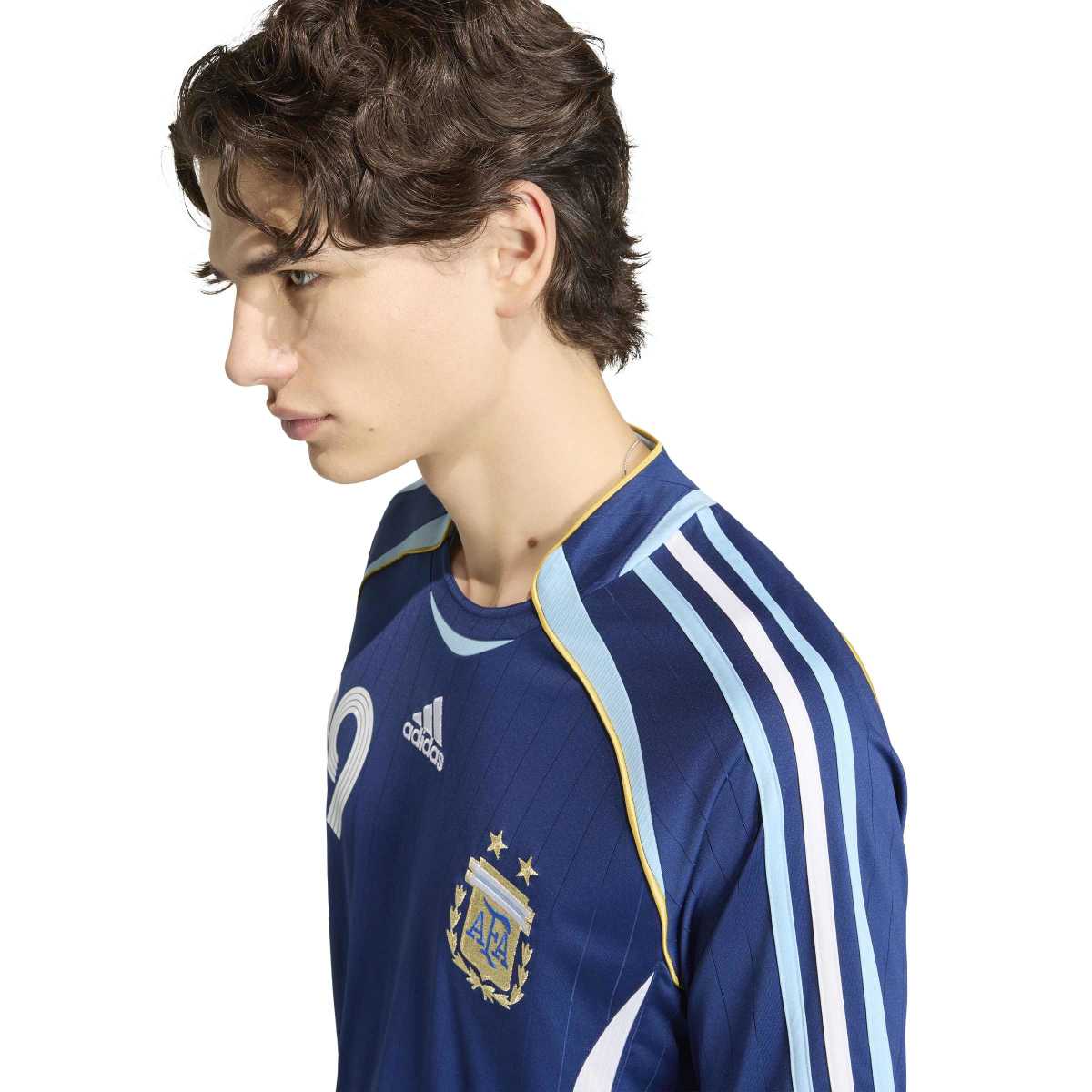 adidas Men's Argentina Away Jersey 2006 Messi-6