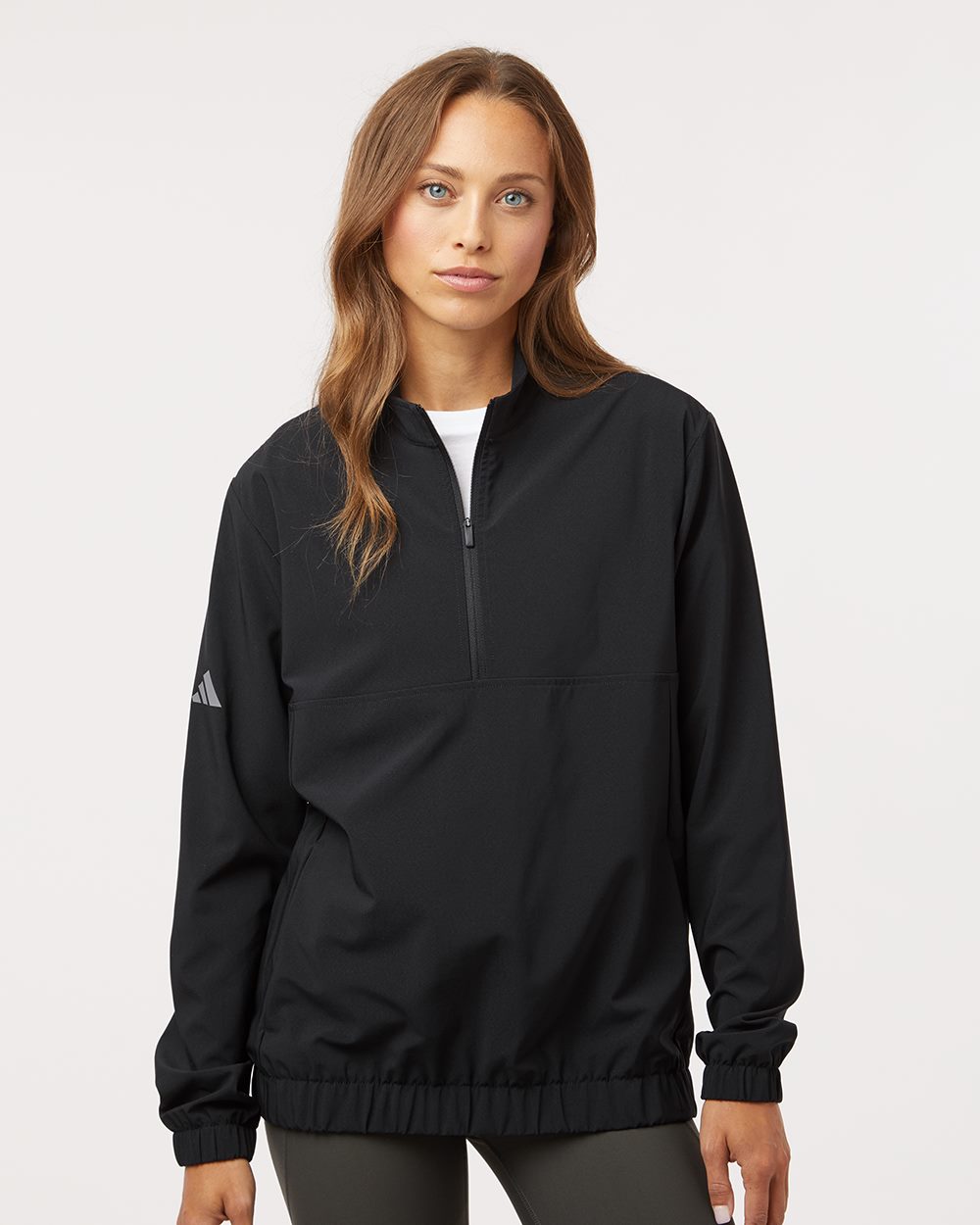 adidas Women's Stretch Woven Half-Zip Pullover