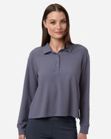 adidas Women's Beyond Long Sleeve Loose Polo