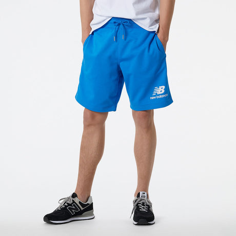New Balance Men's Essentials Stacked Logo Shorts-1