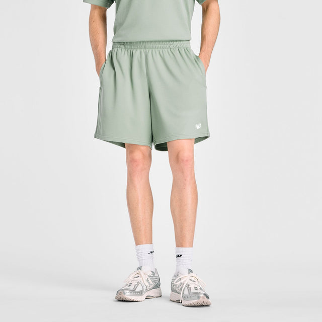 New Balance Men's Textured Check Shorts-1