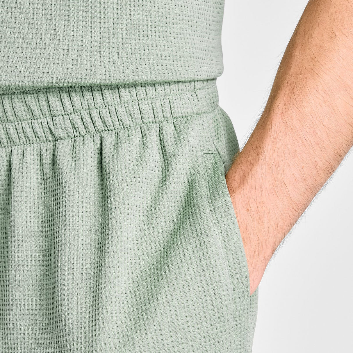 New Balance Men's Textured Check Shorts-5