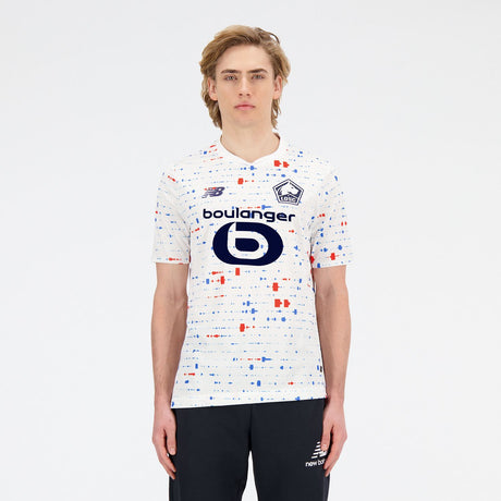 New Balance Men's Lille LOSC Away Short Sleeve Soccer Jersey-2