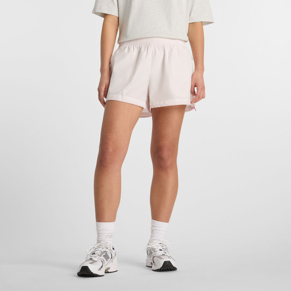 New Balance Women's Trackside Woven Shorts-1