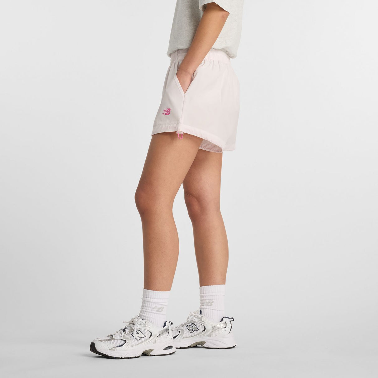 New Balance Women's Trackside Woven Shorts-2