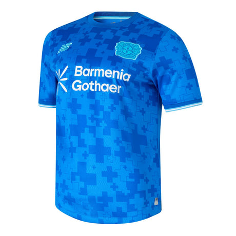 New Balance Men's Bayer 04 Third Short Sleeve Soccer Jersey-1