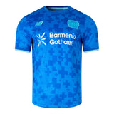 New Balance Men's Bayer 04 Third Short Sleeve Soccer Jersey-1