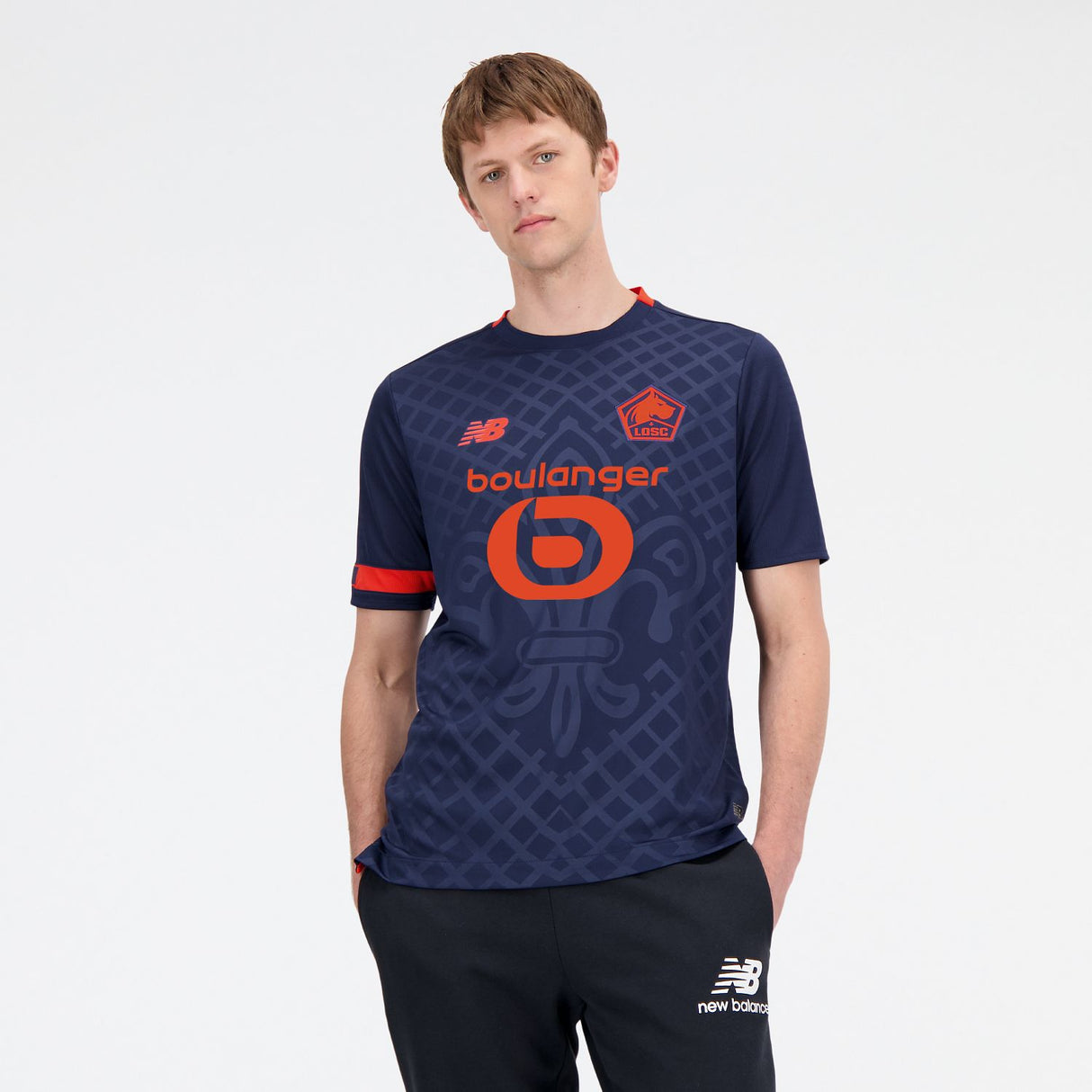 New Balance Men's Lille LOSC Third Short Sleeve Soccer Jersey-9