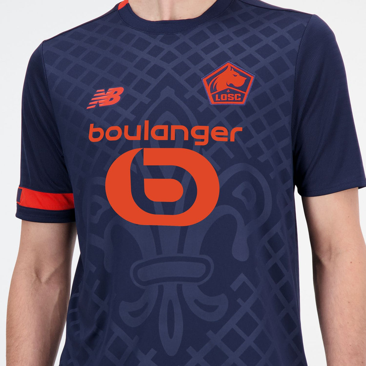 New Balance Men's Lille LOSC Third Short Sleeve Soccer Jersey-12