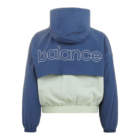 New Balance Girls' Athletics Woven Mesh Lined Wind Cheater Jacket-2