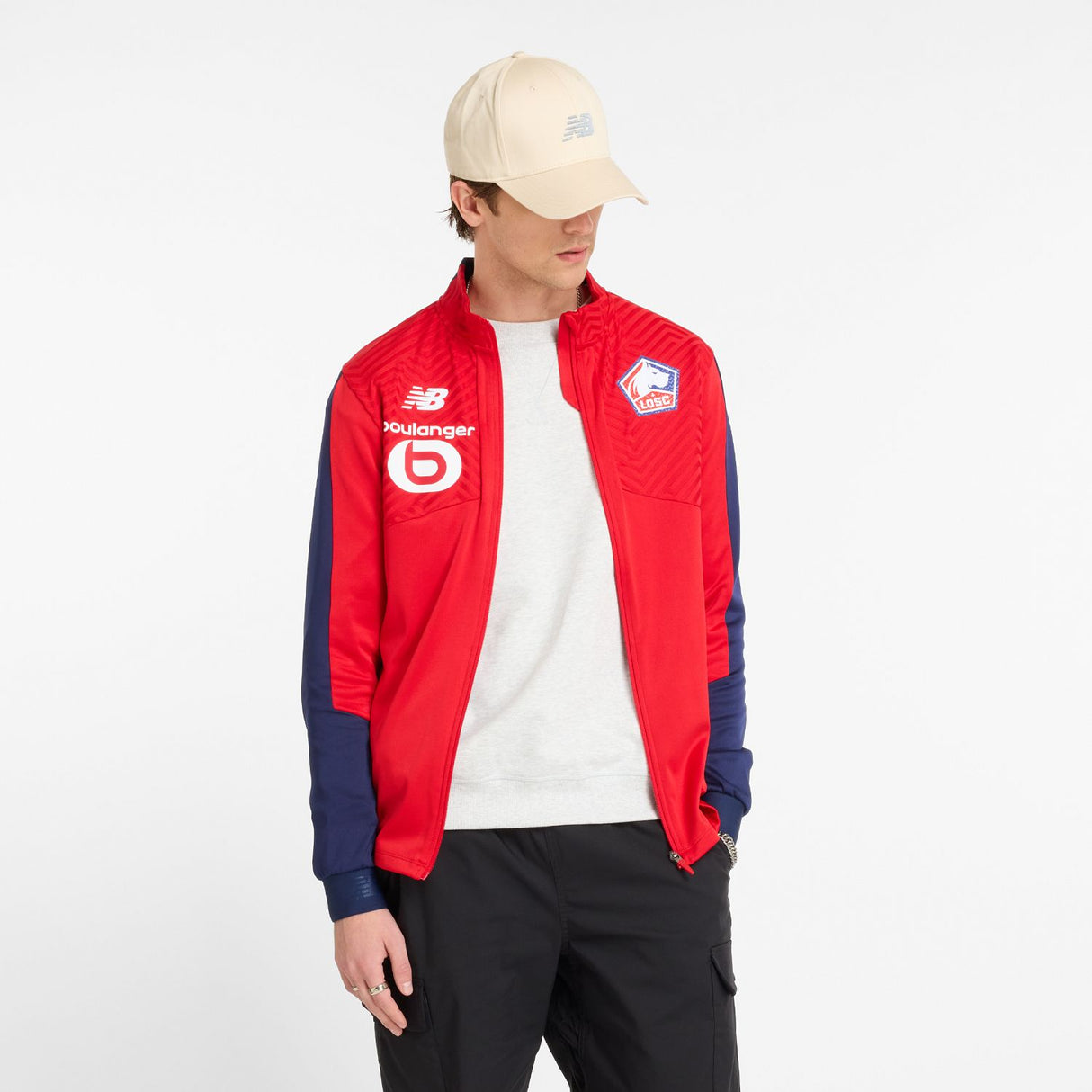 New Balance Men's Lille LOSC Match Jacket-3