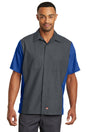Red Kap Men's   Short Sleeve Ripstop Crew Shirt