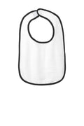 Rabbit Skins Men's   Infant Contrast Trim Terry Bib
