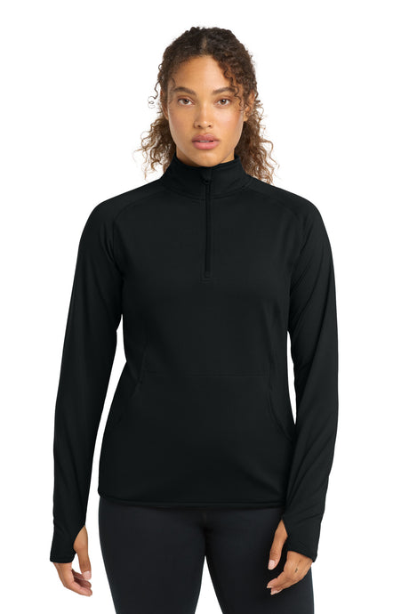 Sport-Tek Women's   Sport-Wick   Stretch 1/4-Zip Pullover