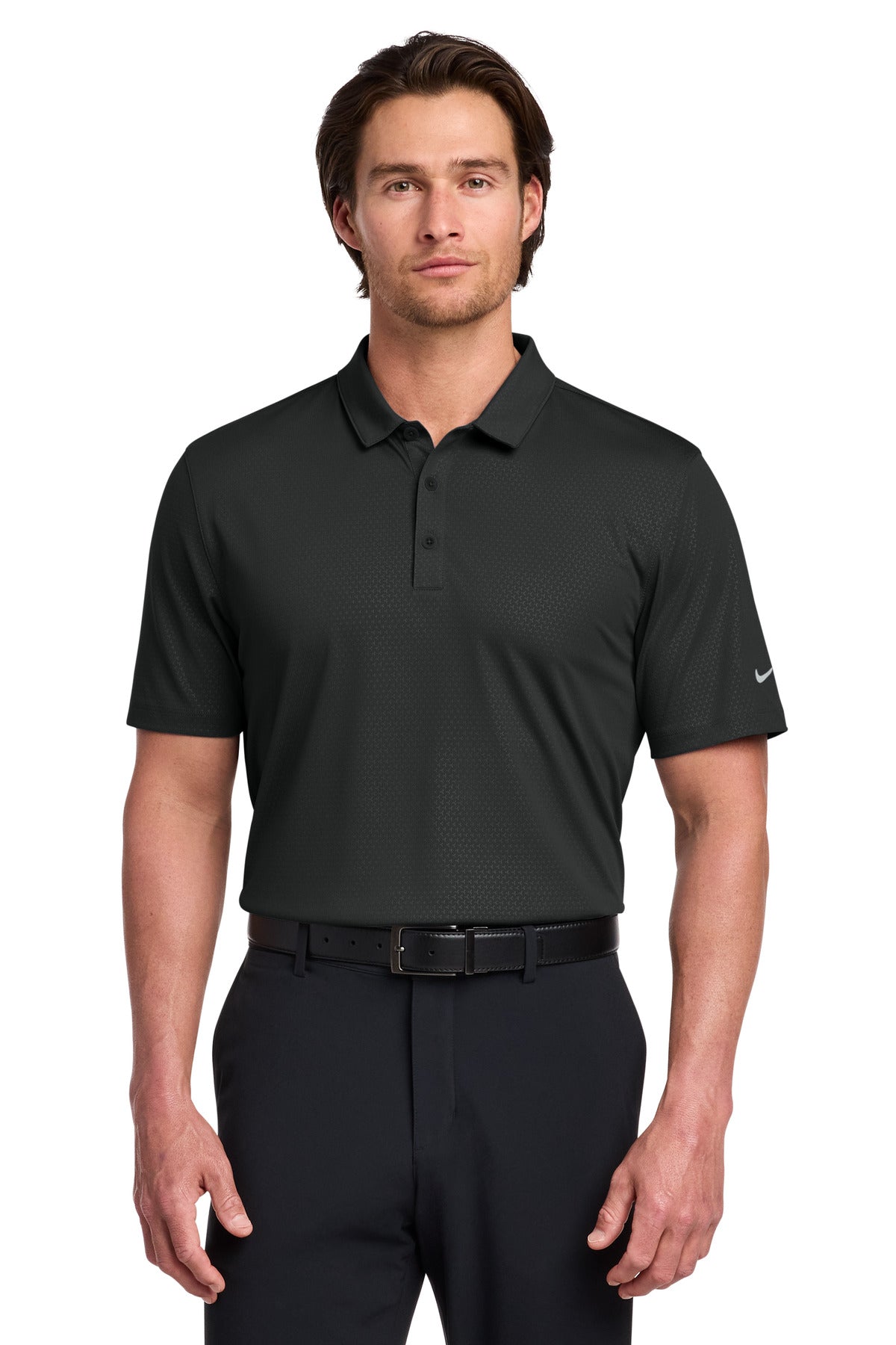 Nike Men's Dri-FIT Embossed Tri-Blade Polo