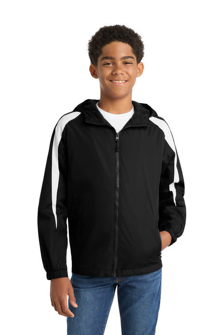 Sport-Tek Youth   Fleece-Lined Colorblock Jacket