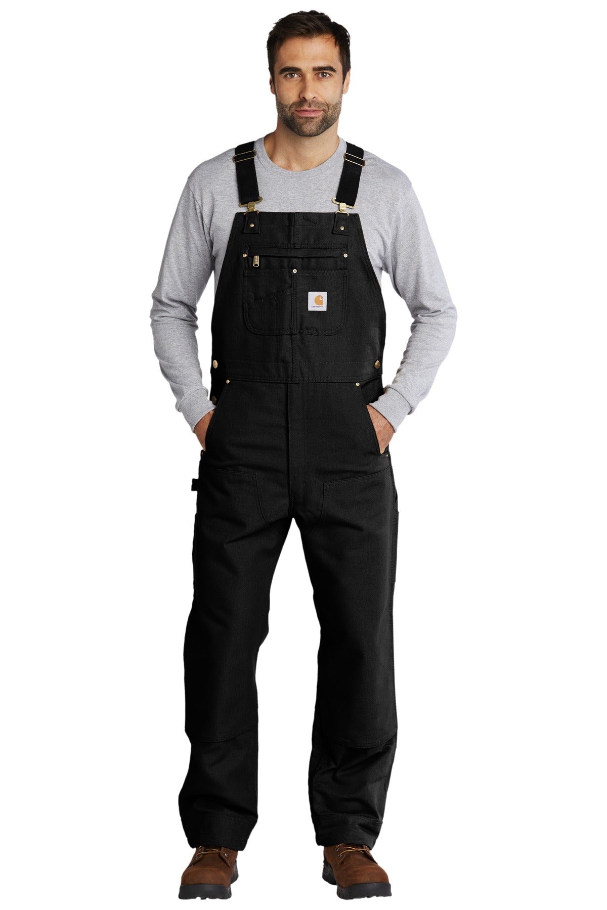 Carhartt Men's   Duck Unlined Bib Overalls