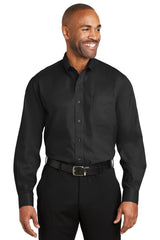 Red House Men's    Dobby Non-Iron Button-Down Shirt