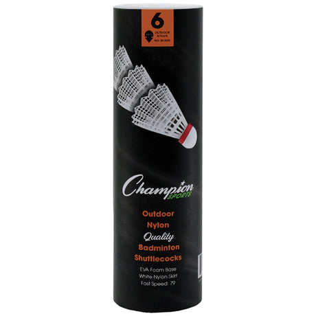 Champion Sports Nylon Shuttlecock
