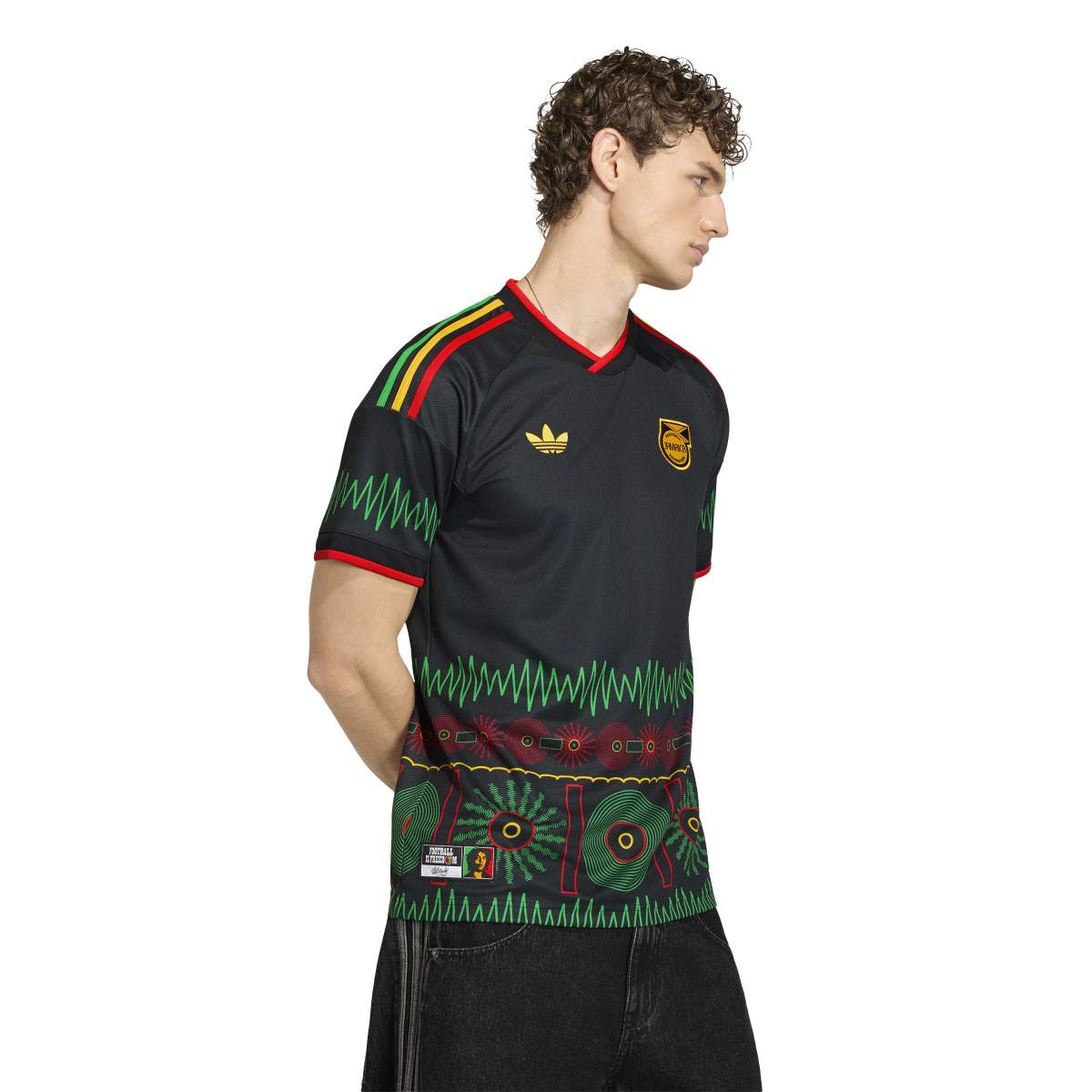 adidas Men's Jamaica 26 X Bob Marley Away Jersey-3