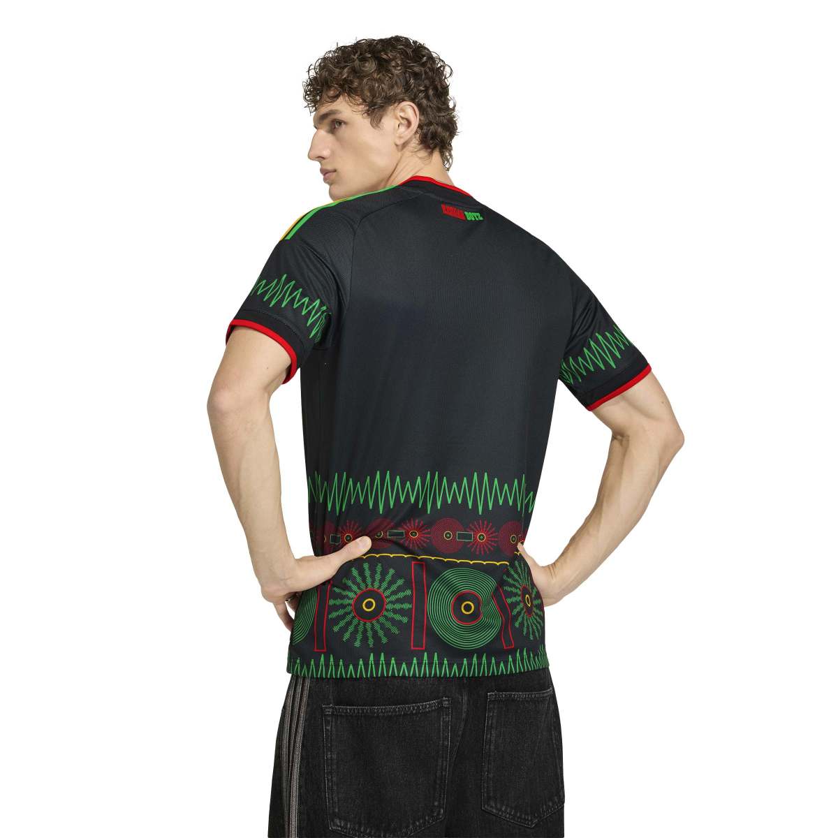 adidas Men's Jamaica 26 X Bob Marley Away Jersey-4