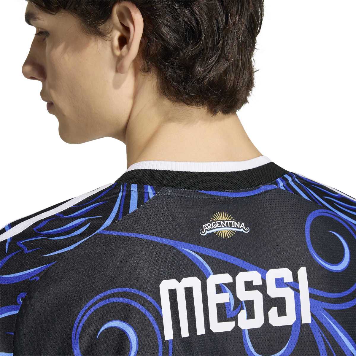 adidas Men's Argentina 26 Away Authentic Messi Jersey-8