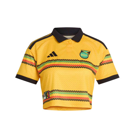 adidas Women's Jamaica 26 X Bob Marley Home Cropped Jersey-1