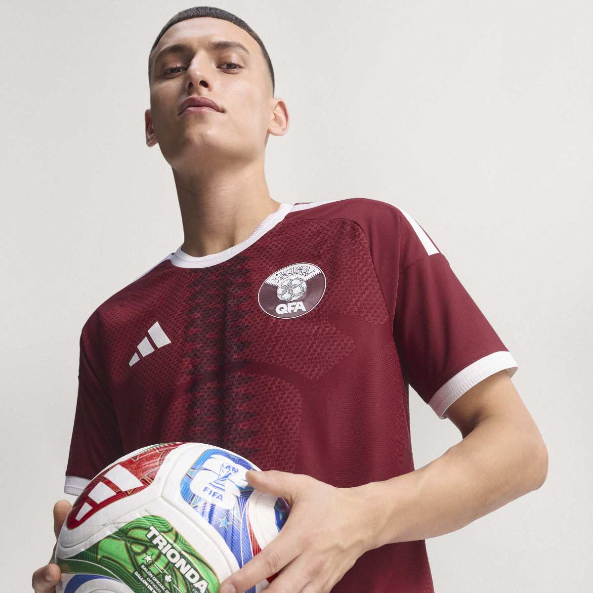 adidas Men's Qatar 26 Home Authentic Jersey-9
