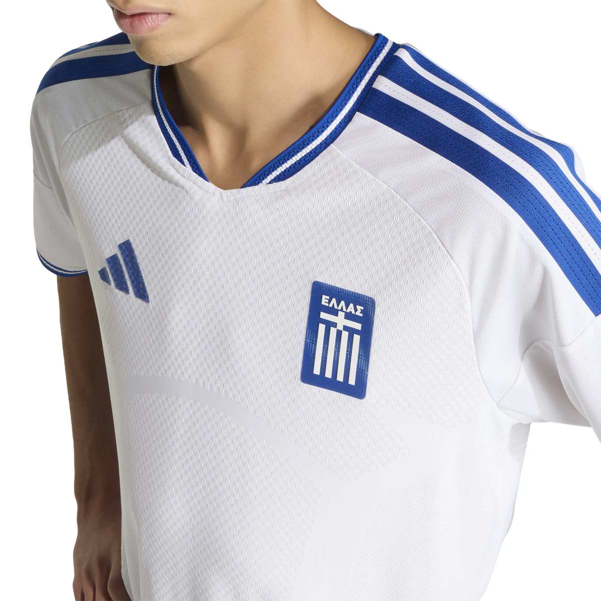 adidas Men's Greece 26 Home Authentic Jersey-7