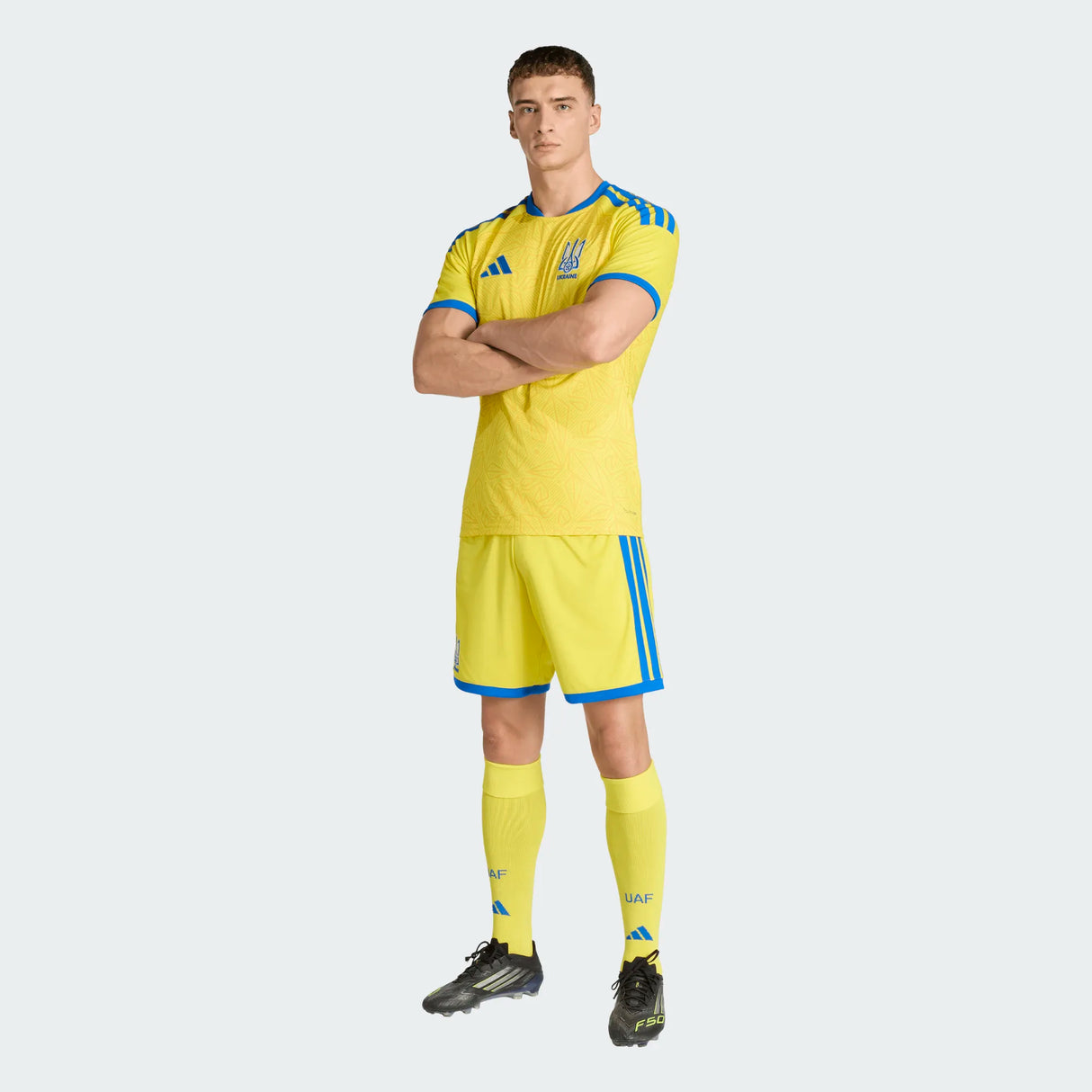 adidas Men's Ukraine 26 Home Jersey-4