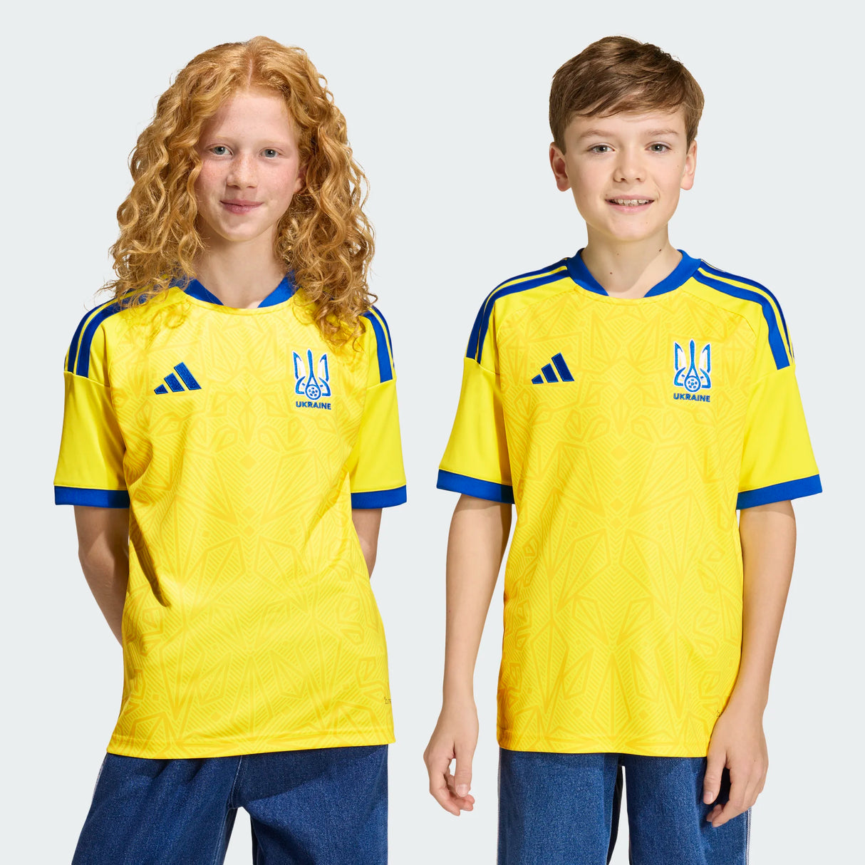 adidas Youth Ukraine 26 Home Jersey-6