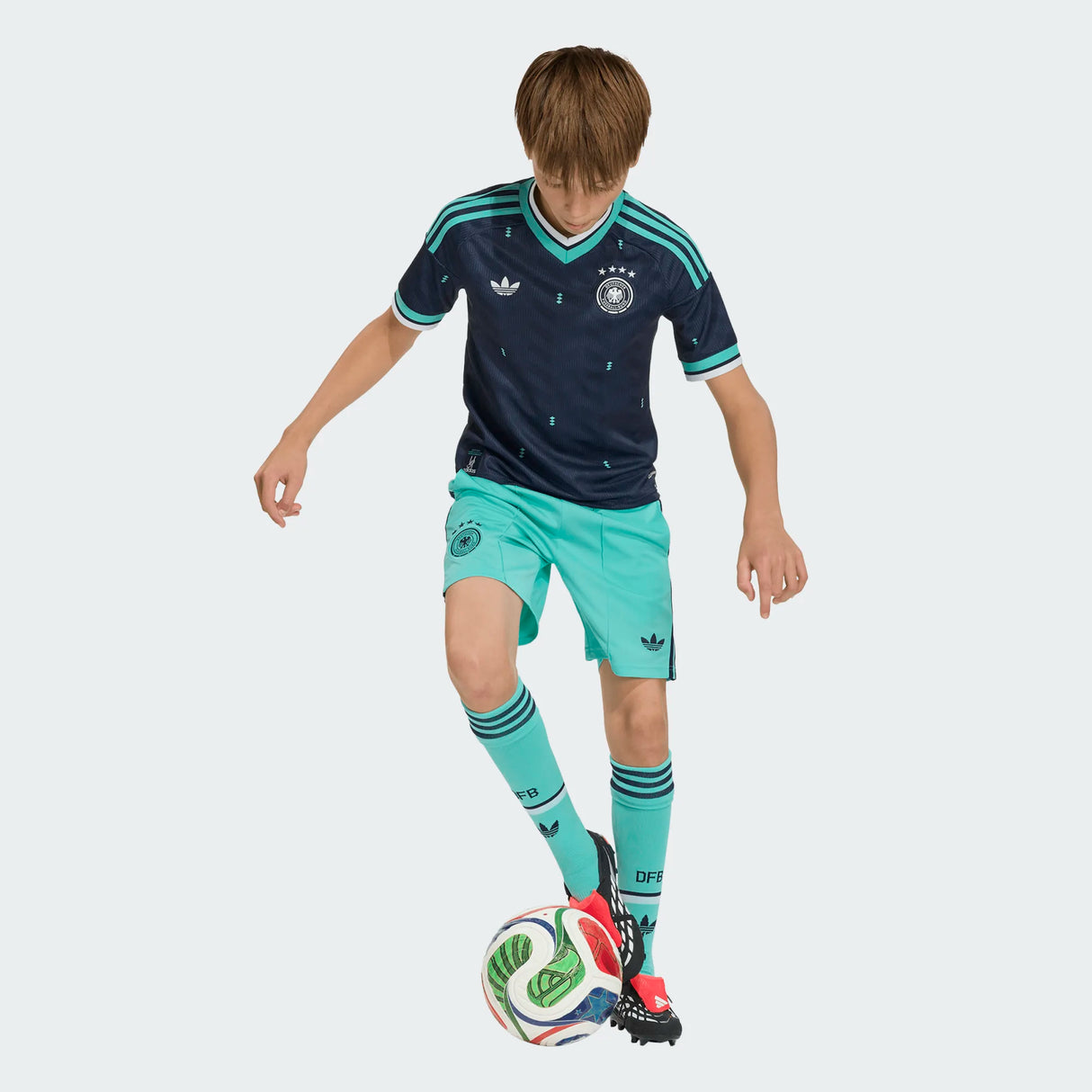 adidas Youth Germany 26 Away Jersey-3