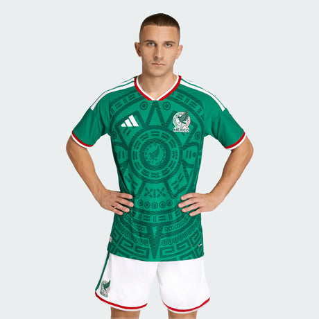 adidas Men's Mexico 26 Home Authentic Jersey-1