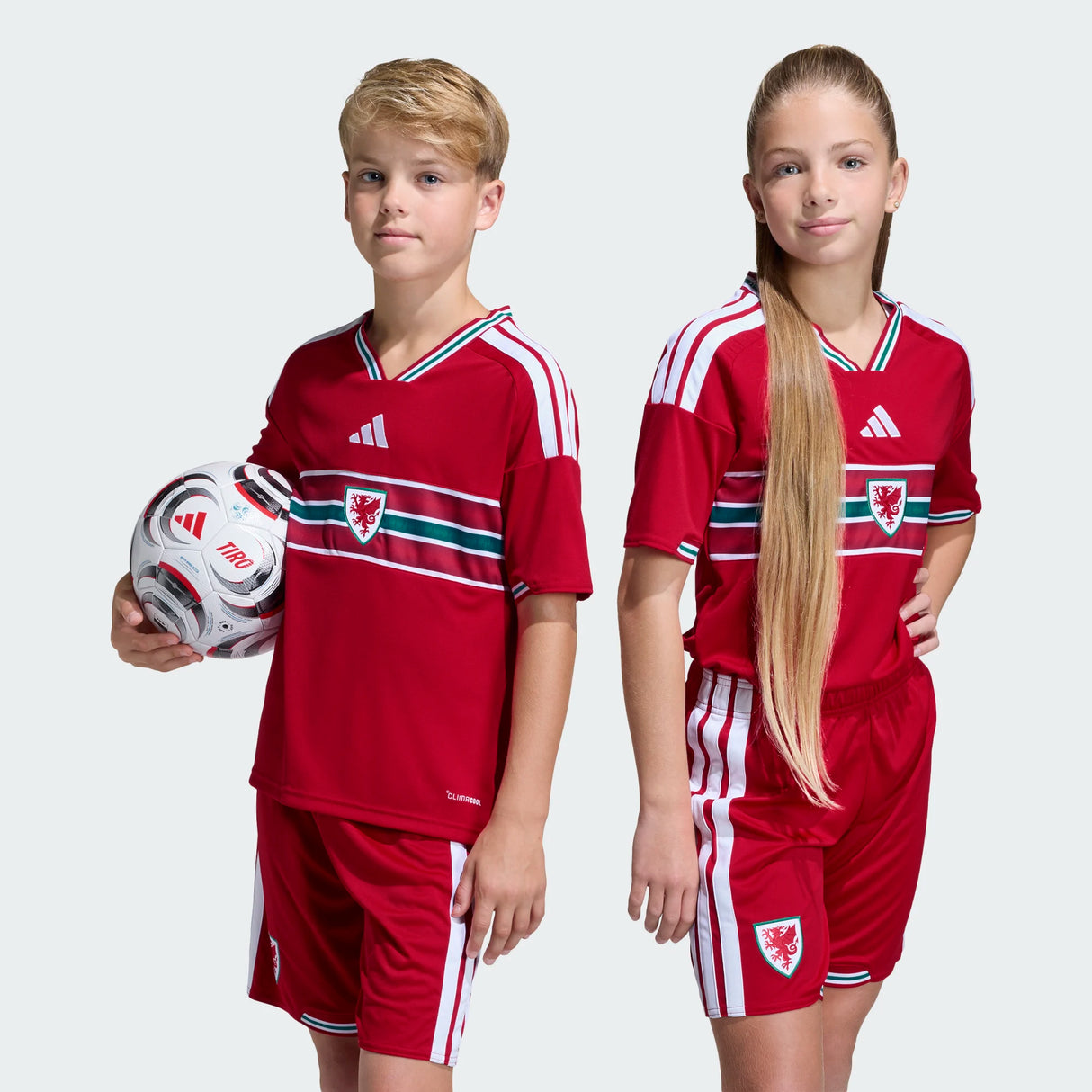 adidas Youth Wales 26 Home Jersey-5