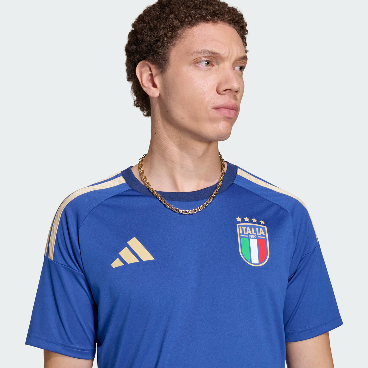 adidas Men's Italy 26 Home Fan Jersey-4