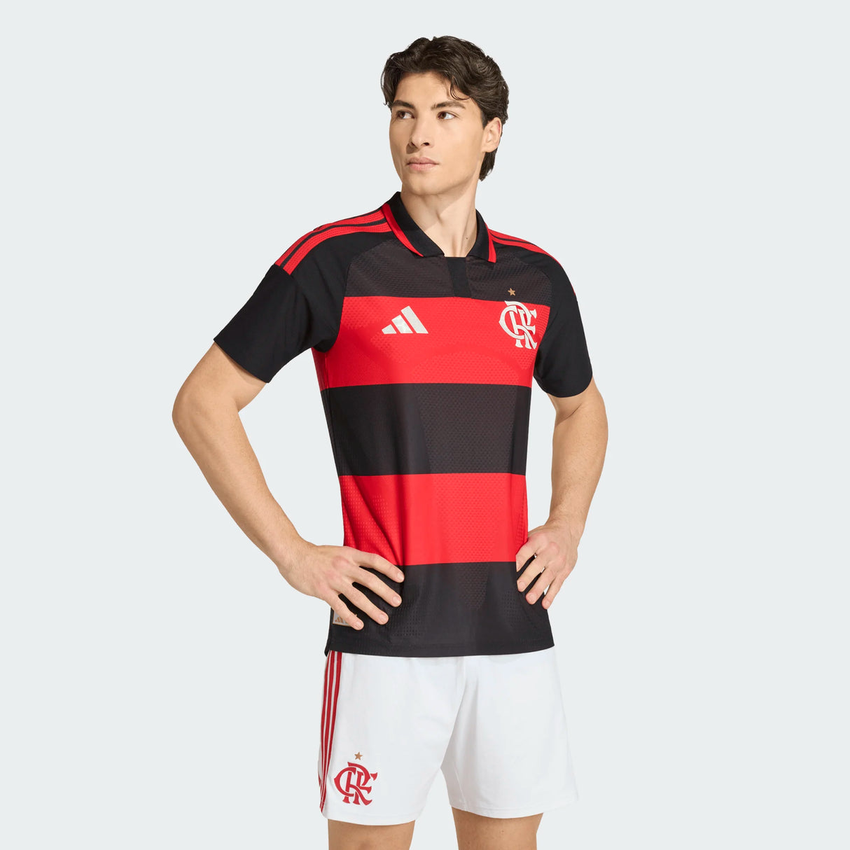 adidas Men's Cr Flamengo 26 Home Authentic Jersey-1