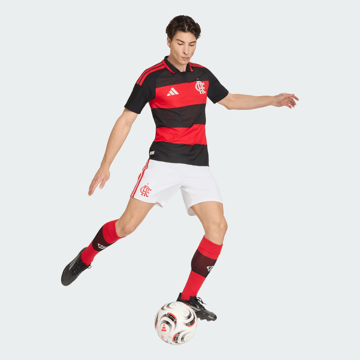 adidas Men's Cr Flamengo 26 Home Authentic Jersey-3