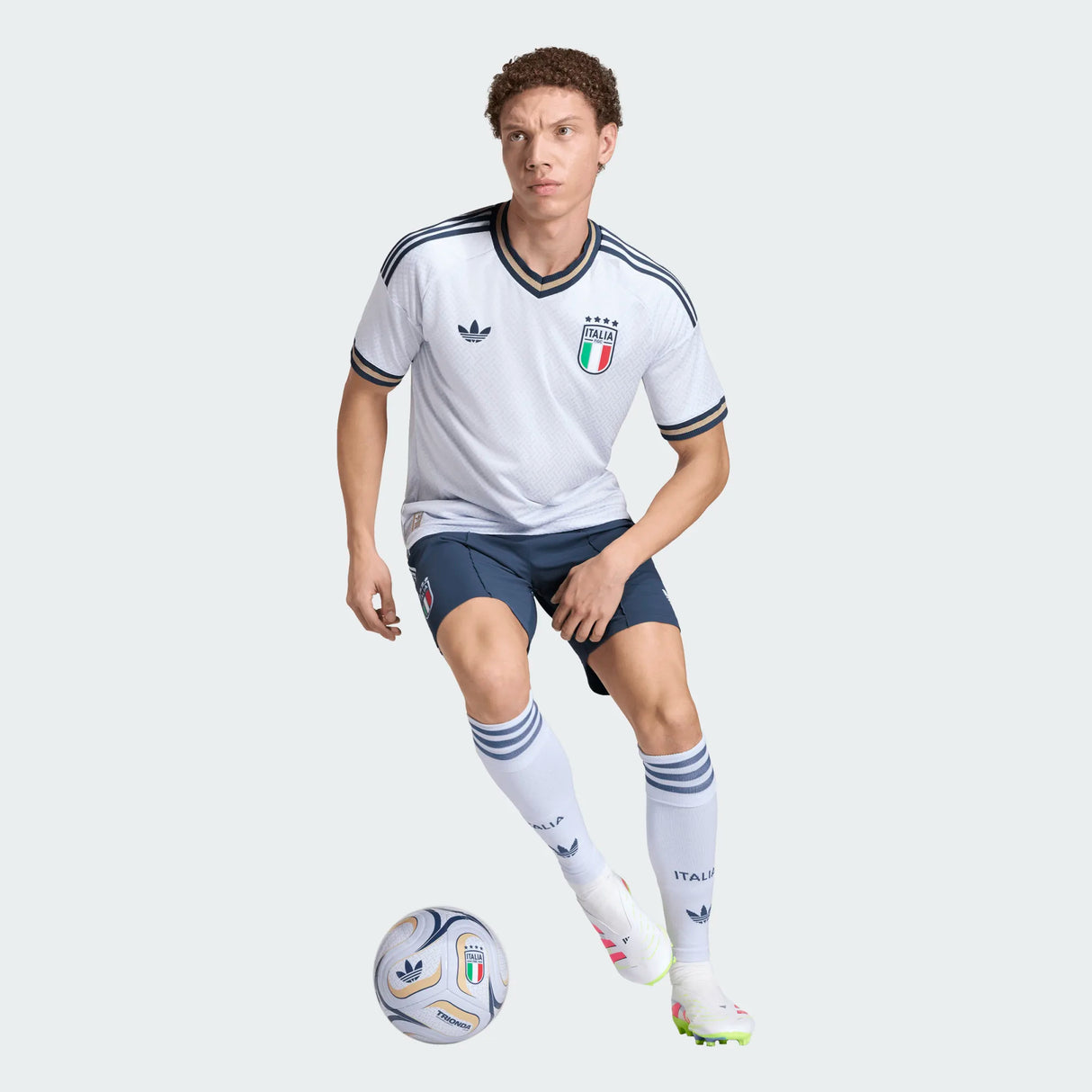 adidas Men's Italy 26 Away Authentic Jersey-3