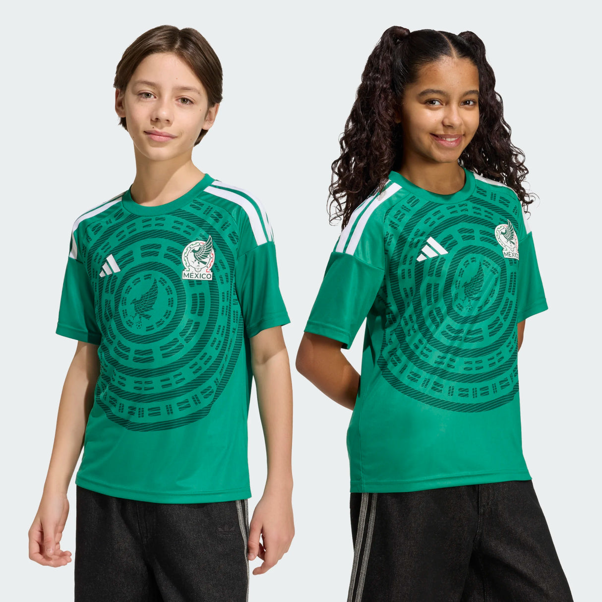 adidas Youth Mexico 26 Home Fan Jersey-5